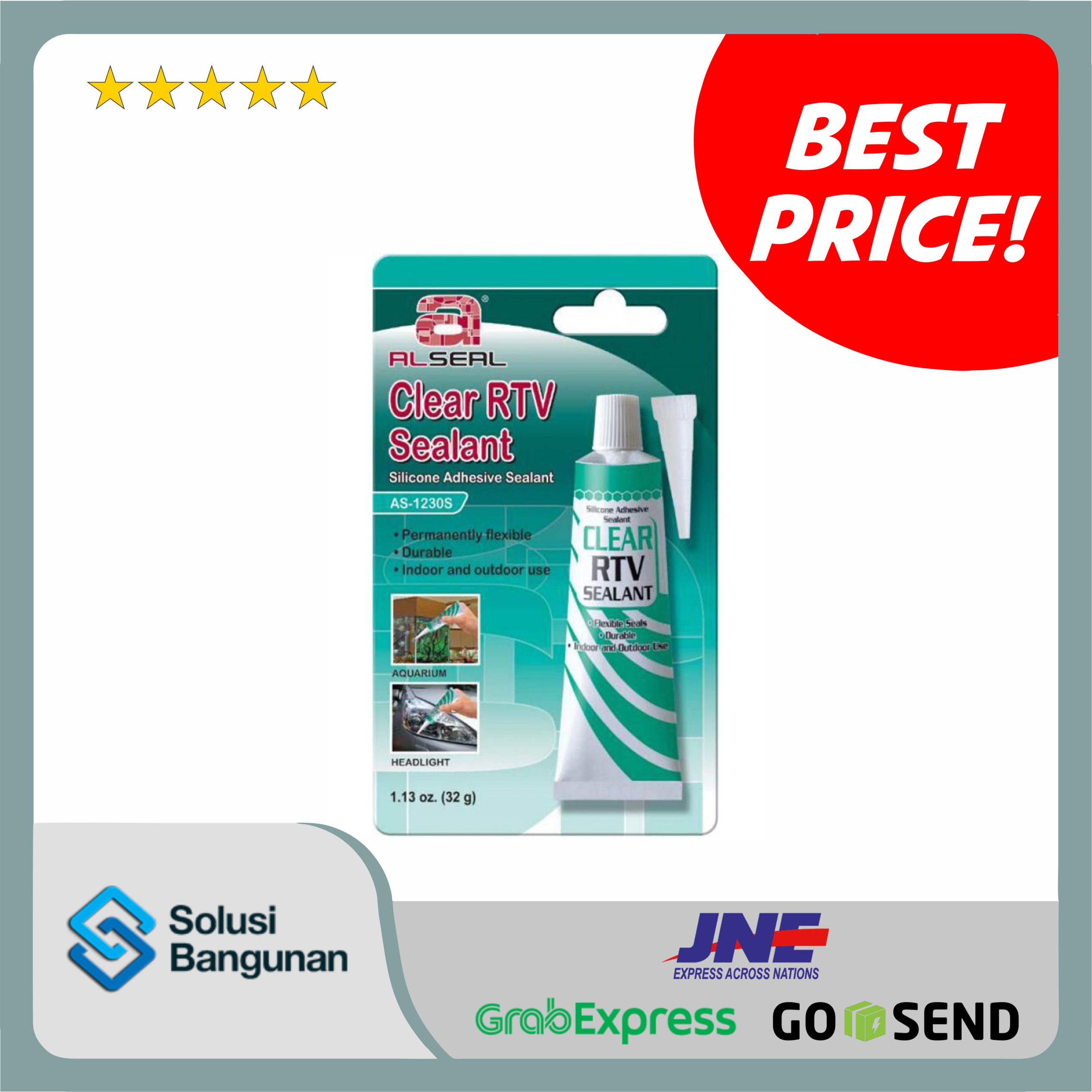 Alseal Clear RTV Sealant 32 gr