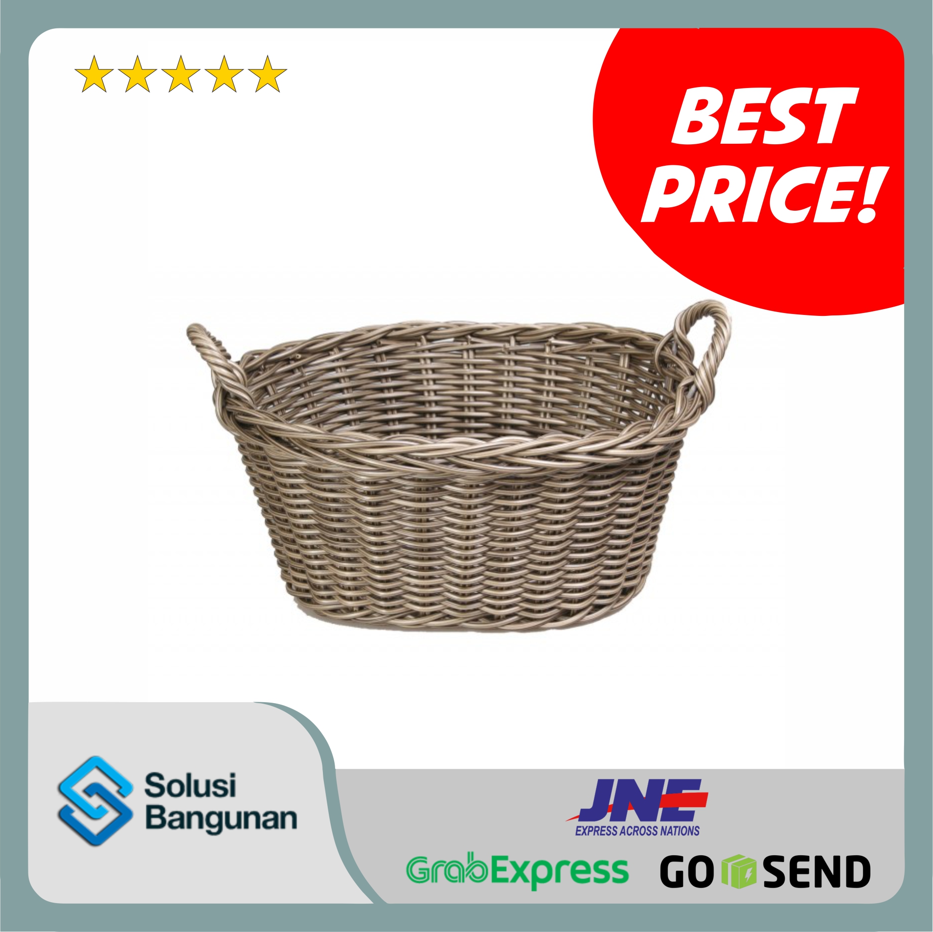 H021A1B - HC Palm Oval Laundry Basket