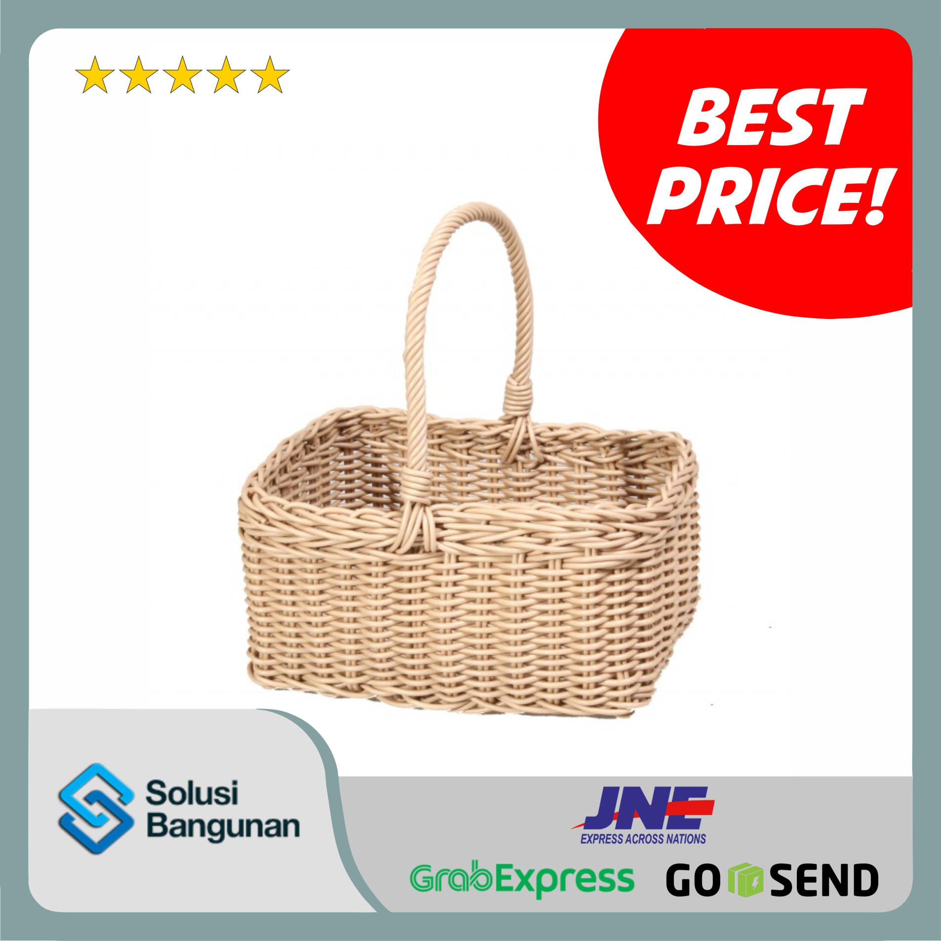 H024A2B - HC Honey Small Hand Basket