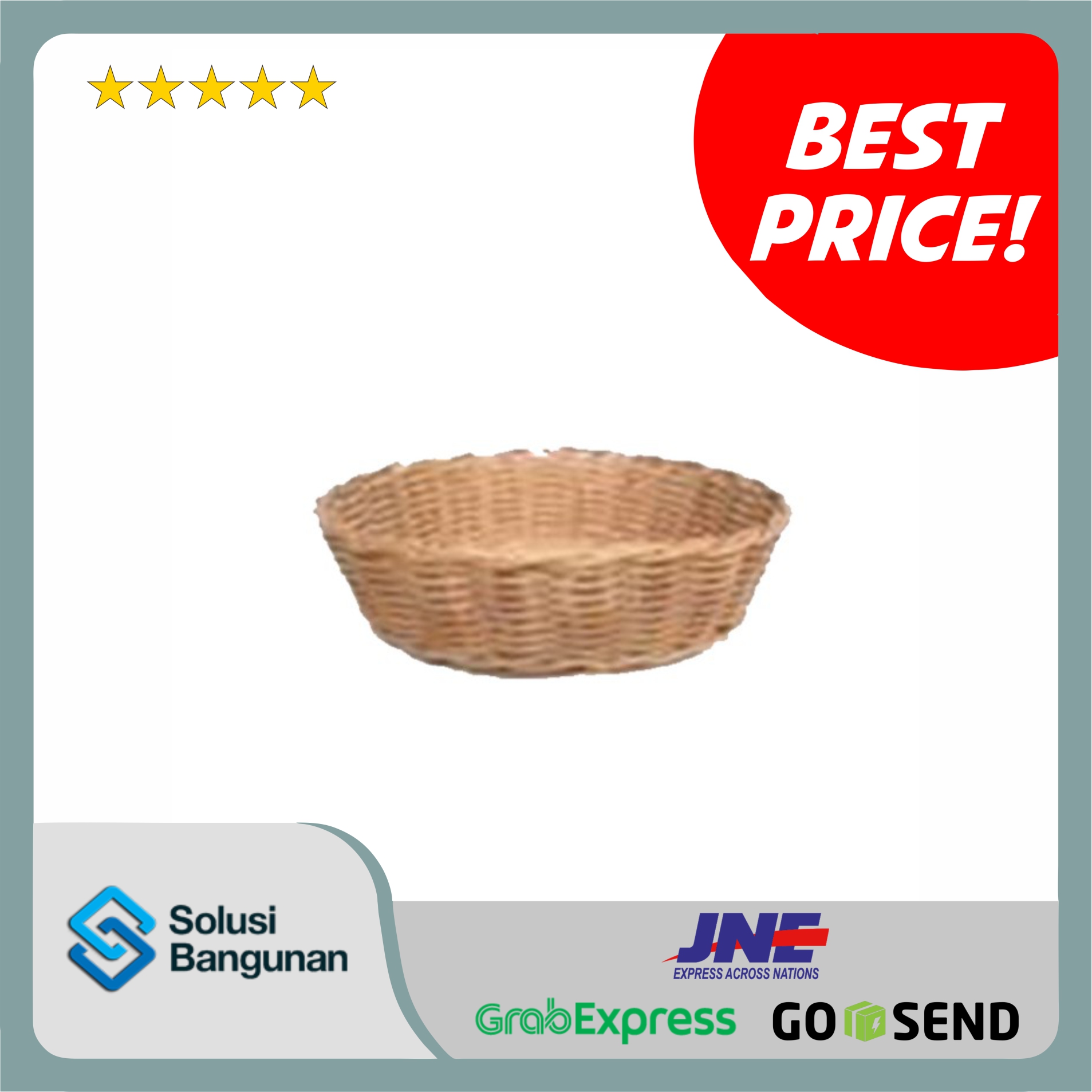 H153A2B - HC Wheat Round Basket