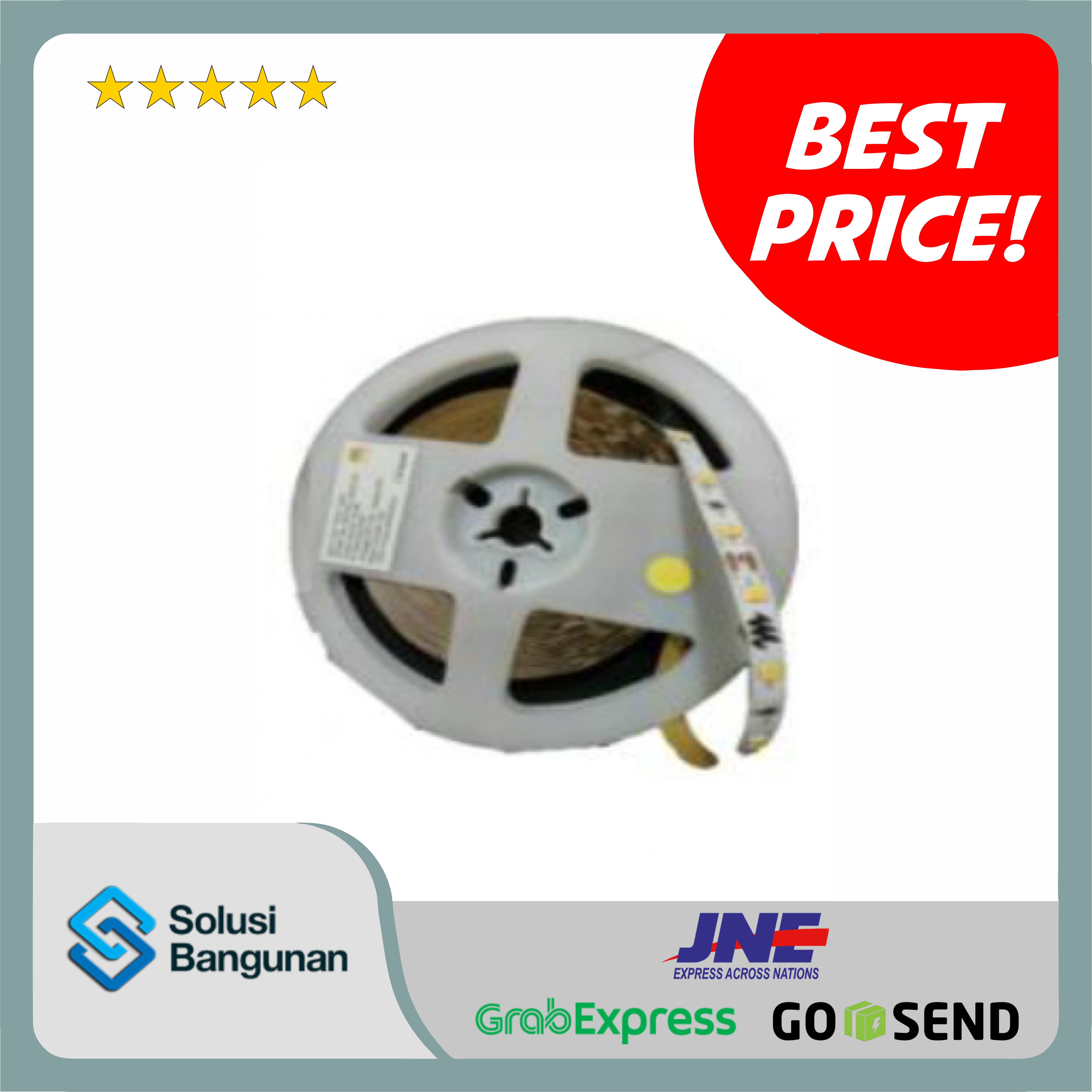 LED Strip Light SMD-5050-60P - 5 M DC 12 V 8W_M _12 V LED-Strip Light _DC