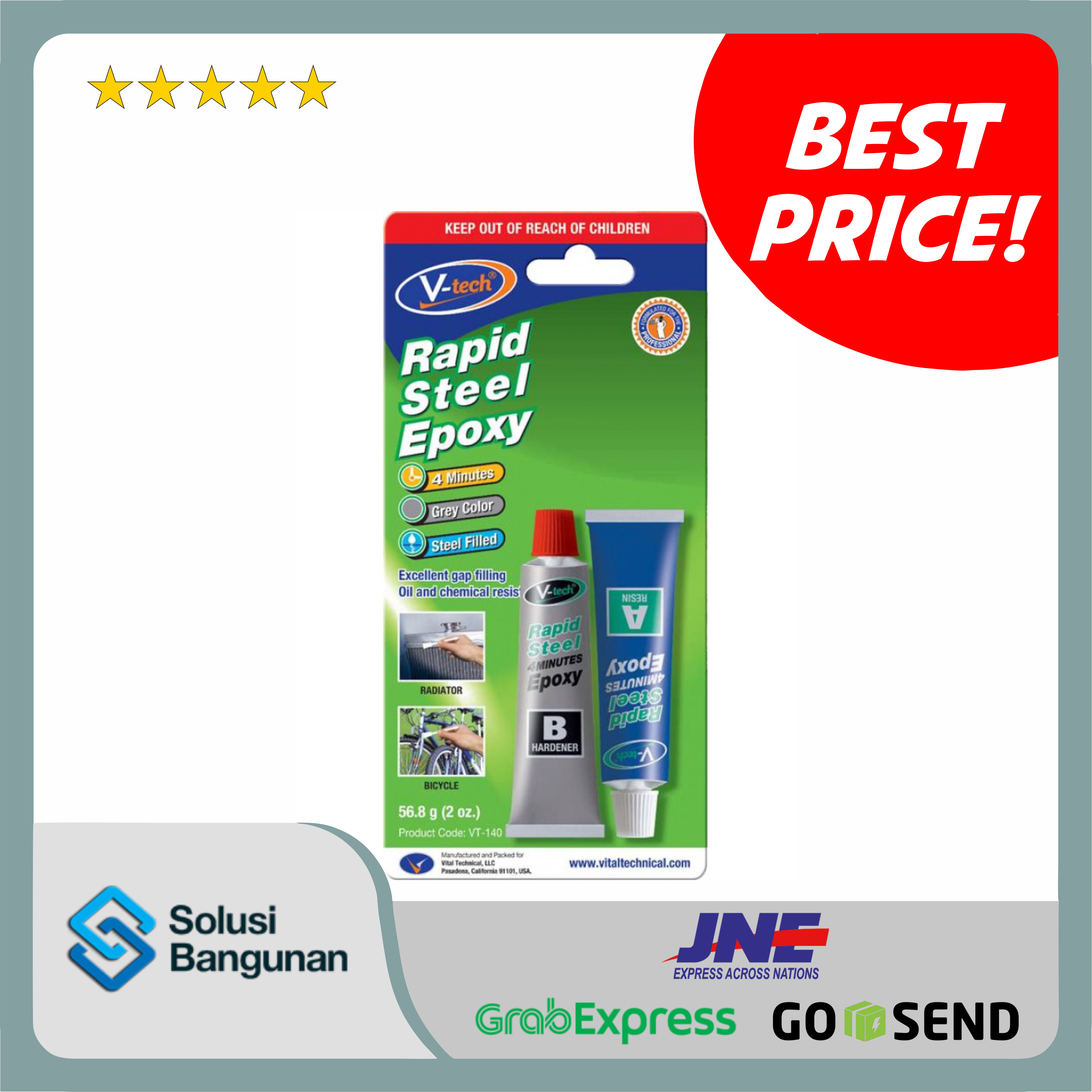 VT-140 RAPID STEEL EPOXY