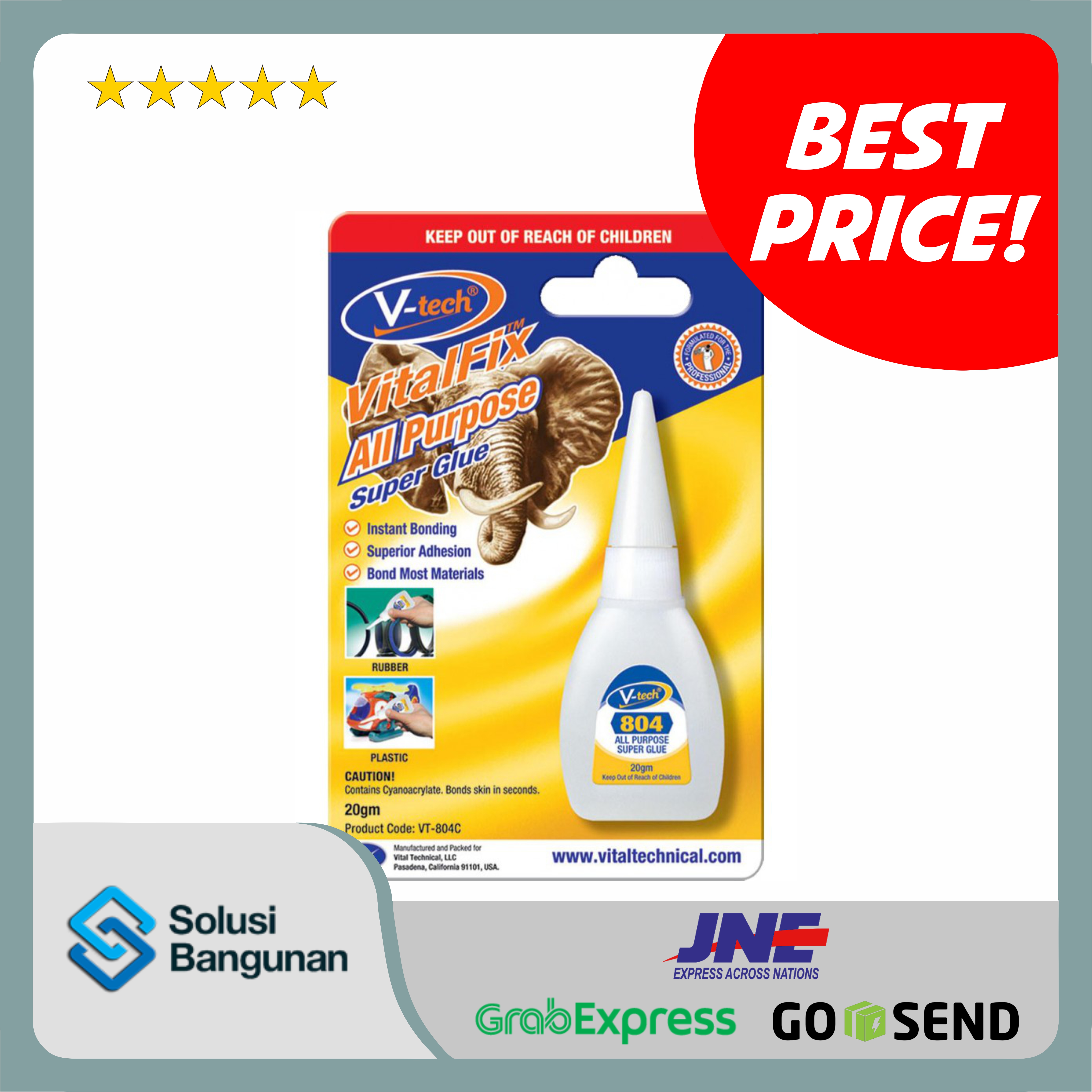 VT-804C All purpose super glue 20gr