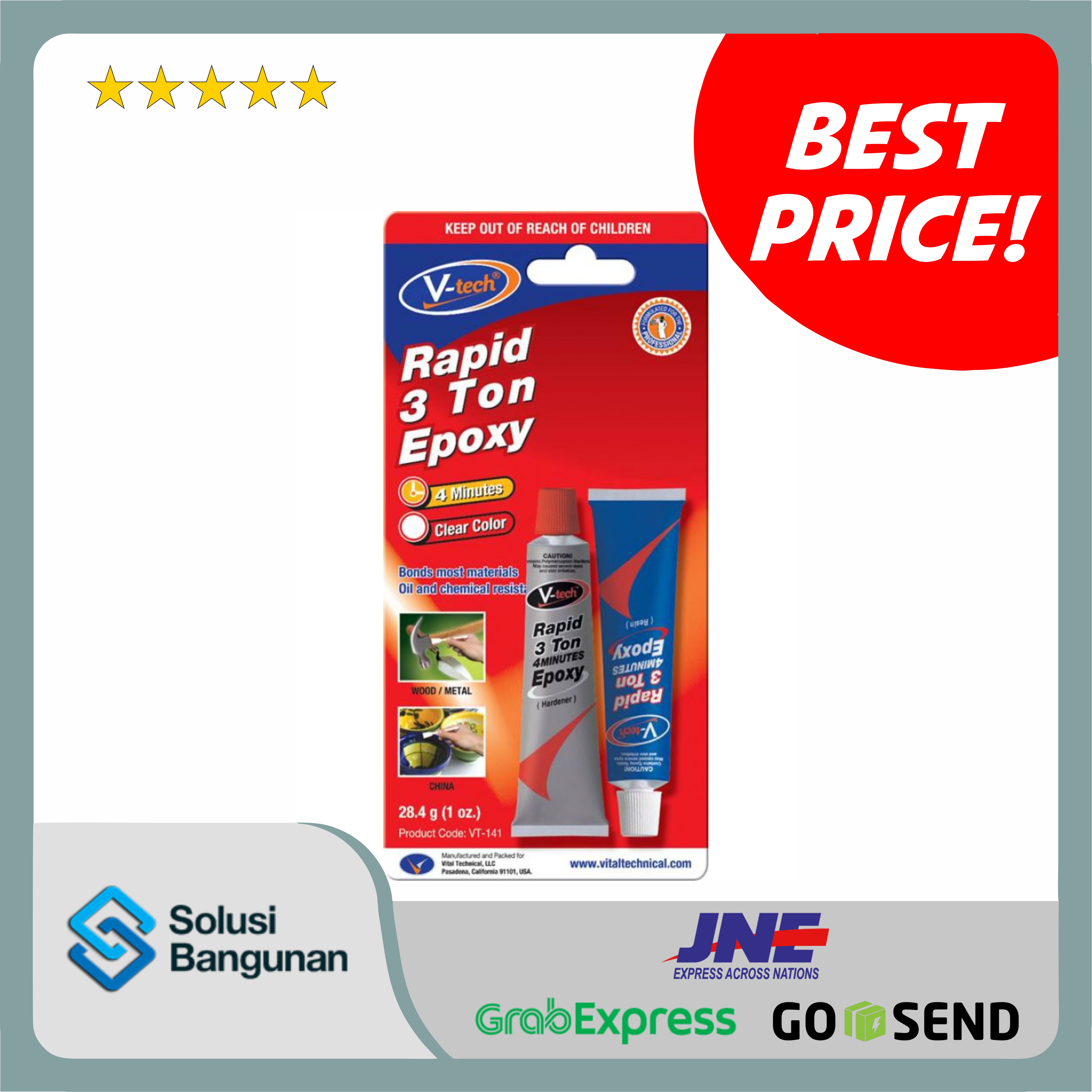 VT-141 RAPID 3 TON EPOXY